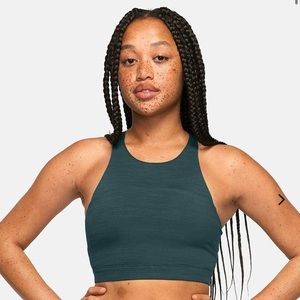 OV techsweat crop in evergreen
